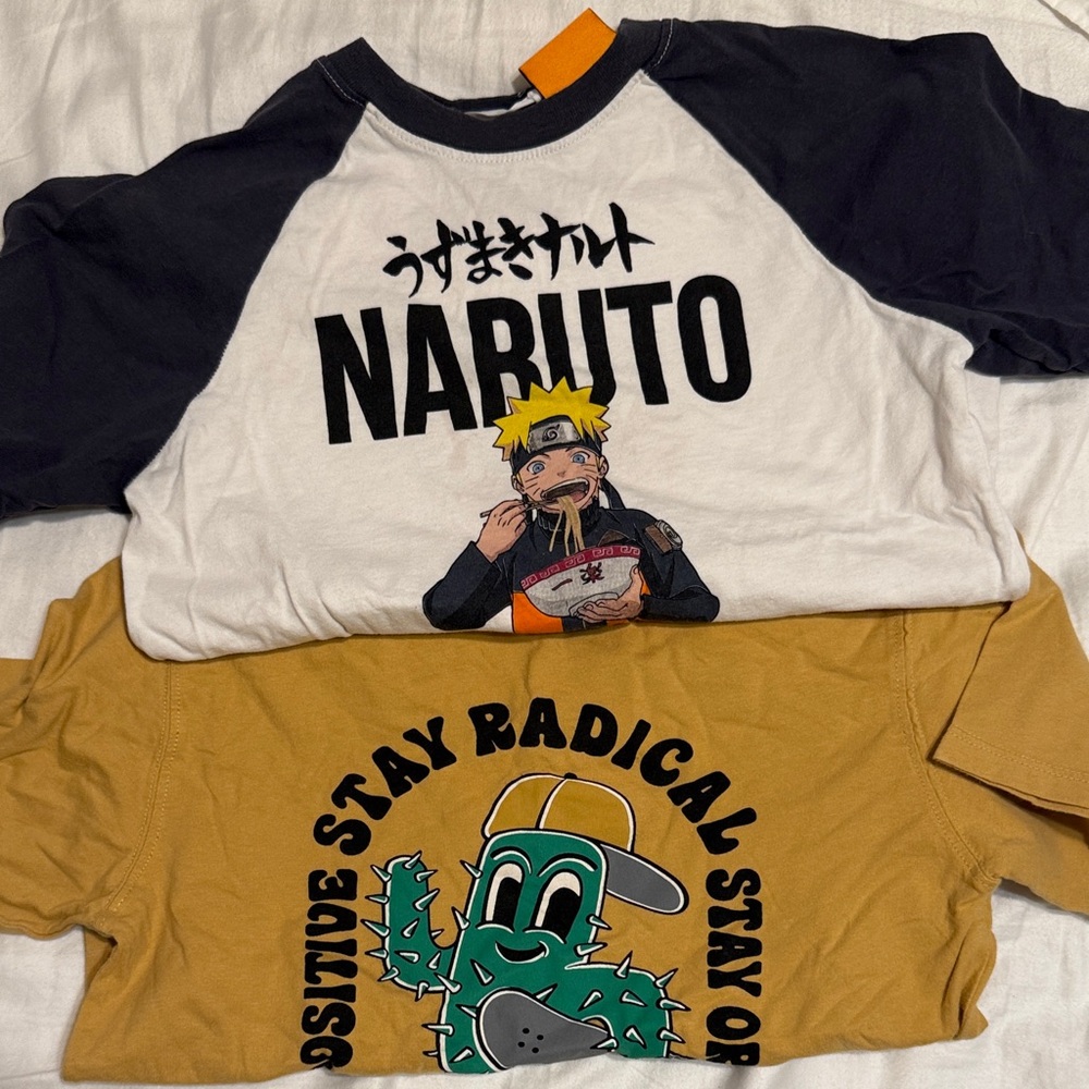 2 Zara Graphic t-shirts size 8-9